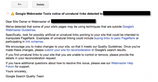 您的网站可能会受到Google算法更新处罚的9个原因